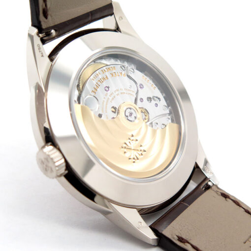 Patek Philippe 5320G Perpetual Calendar Automatic 18K White Gold with Rose Dial - Image 4
