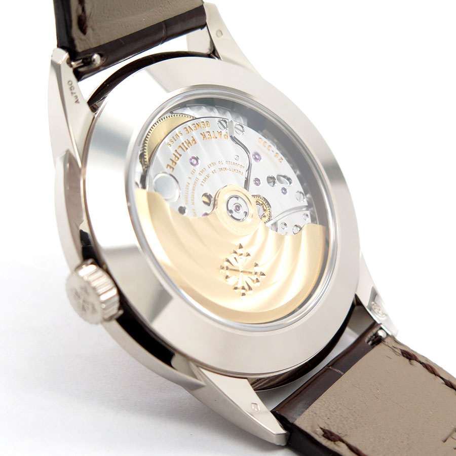 Patek Philippe 5320G Perpetual Calendar Automatic 18K White Gold with Rose Dial - Image 4