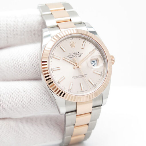 Rolex 126331 Datejust 41 18K/SS with Sundust Stick Dial on Oyster