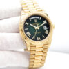 Rolex 228238 Day Date 40 18K Yellow Gold with Ombre Green Roman Dial