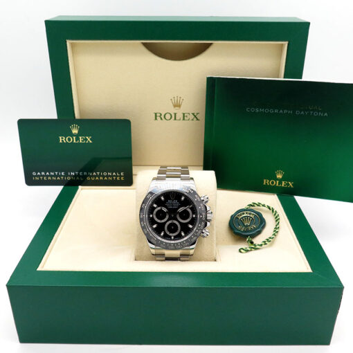 Alternative view of Rolex 116500LN Cosmograph Daytona with Black Dial