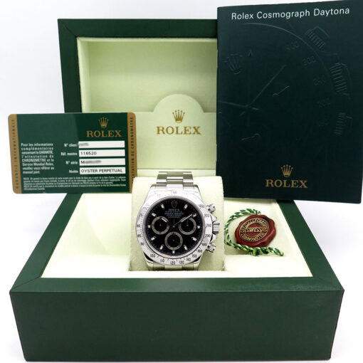Alternative view of Rolex 116520 Cosmograph Daytona with Black Dial