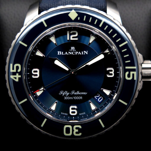 Blancpain Fifty Fathoms Titanium Automatic with Blue Dial - Image 3