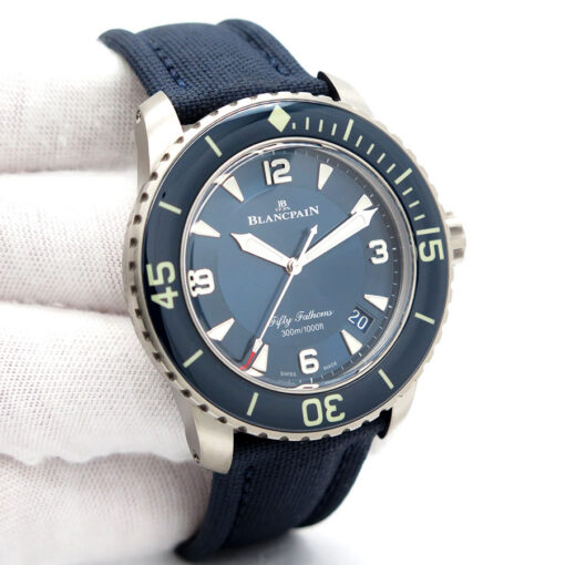 Blancpain Fifty Fathoms Titanium Automatic with Blue Dial