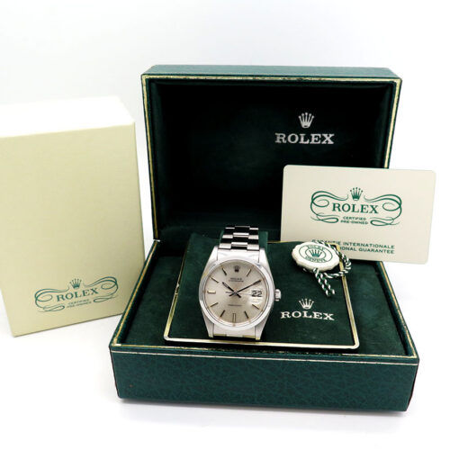 Rolex CPO 6694/0 Oysterdate Precision with Silver Dial - Image 2