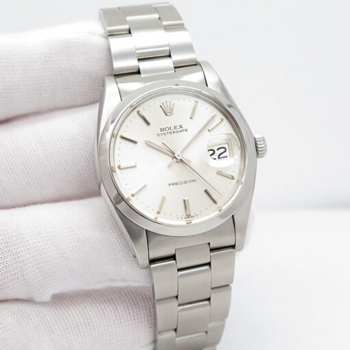 Rolex CPO 6694/0 Oysterdate Precision with Silver Dial
