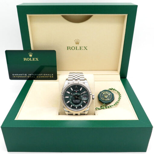 Rolex 336934 Skydweller with Mint Green Dial on Jubilee - Image 2