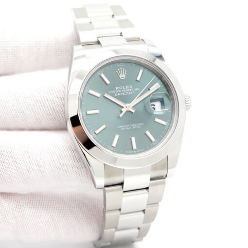 Rolex 126300 Datejust 41 with Mint Green Dial on Oyster