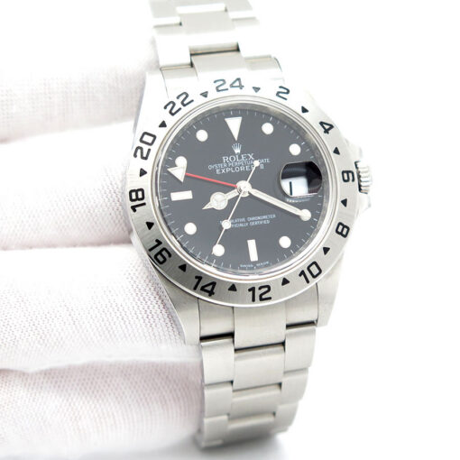 Rolex 16570 Explorer II with Black Dial and 3186 Movement