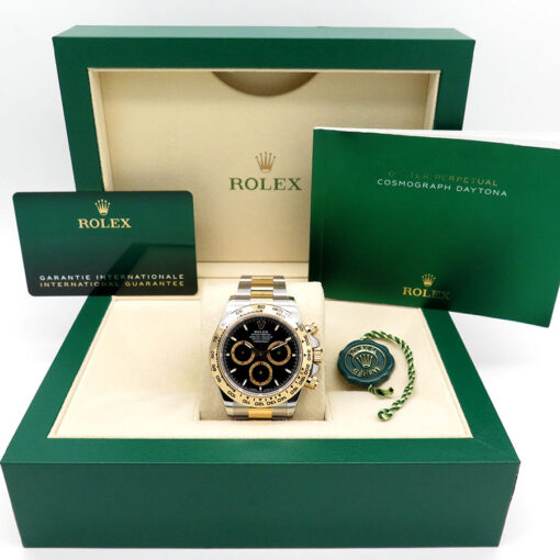 Alternative view of Rolex 126503 Cosmograph Daytona 18K/SS with Black Dial
