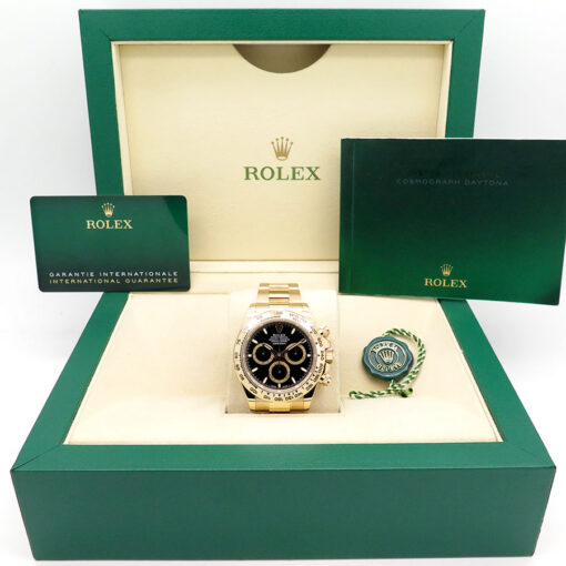 Alternative view of Rolex 126508 Cosmograph Daytona 18K Yellow Gold with Black Dial
