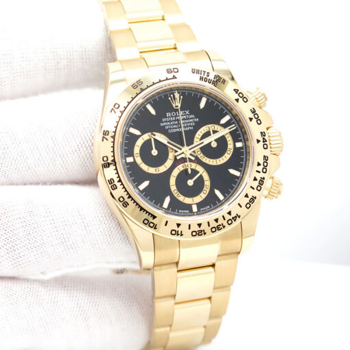 Rolex 126508 Cosmograph Daytona 18K Yellow Gold with Black Dial