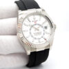 Rolex 336239 Skydweller 18K White Gold with Black Dial on Oysterflex (New Old Stock)