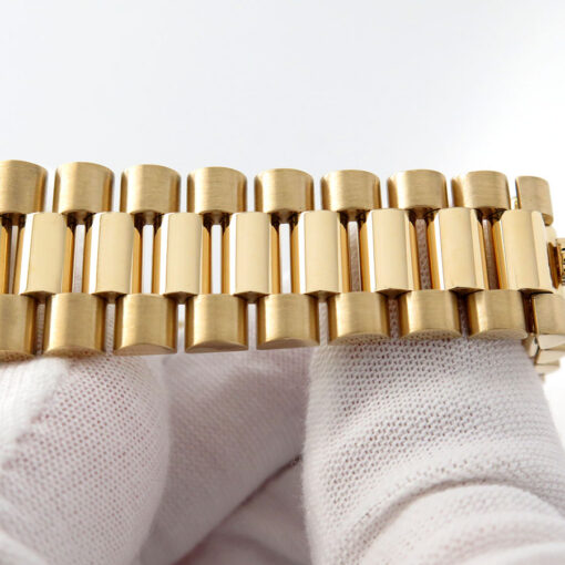 Rolex 118238 Day Date 18K Yellow Gold with Champagne Stick Dial - Image 8