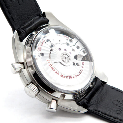 Omega Speedmaster Moonphase Chronograph with Black Dial - Image 4