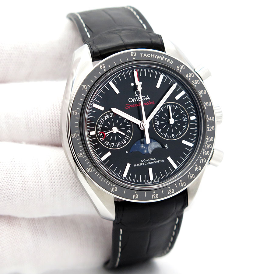 Omega Speedmaster Moonphase Chronograph with Black Dial