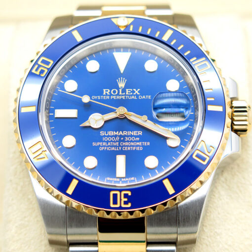 Rolex 116613LB Submariner 18K/SS Blue Dial - Image 3