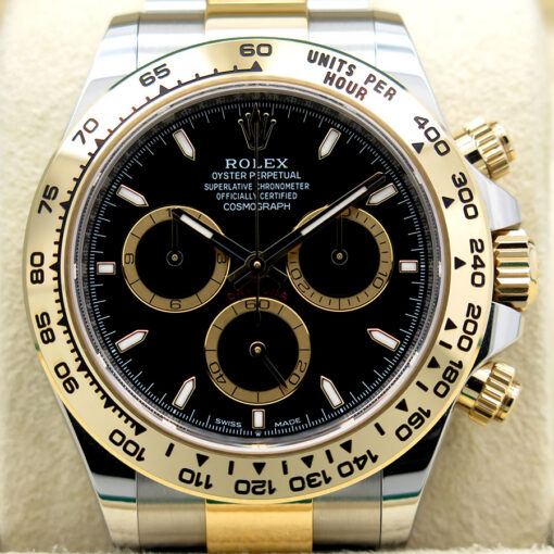 Rolex 126503 Cosmograph Daytona 18K/SS with Black Dial - Image 3
