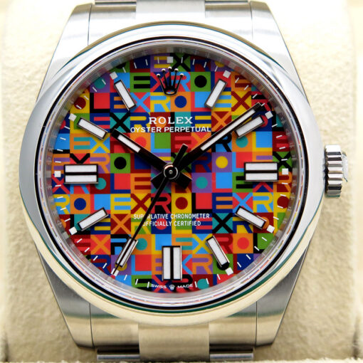 Rolex 134300 Oyster Perpetual 41 with Jubilee Motif Dial (New Model) - Image 3