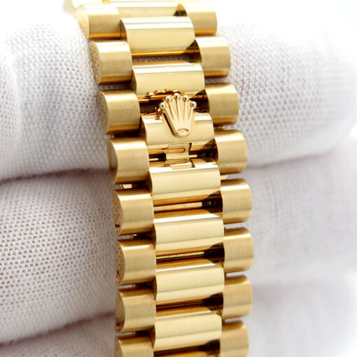 Rolex 228238 Day Date 40 18K Yellow Gold with Silver Roman Dial - Image 7