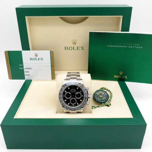 Alternative view of Rolex 116500LN Cosmograph Daytona with Black Dial