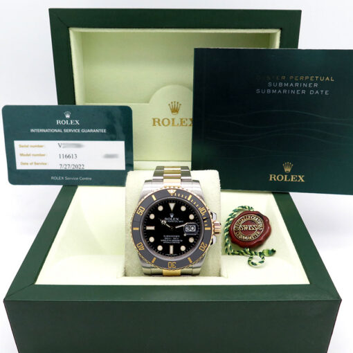 Alternative view of Rolex 116613LN Submariner 18K/SS