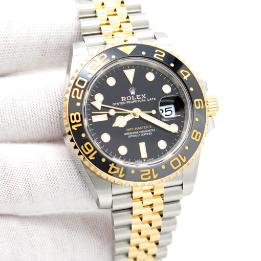 Rolex 126713GRNR GMT Master II 18K/SS on Jubilee
