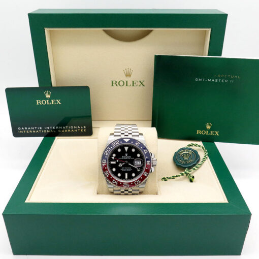 Alternative view of Rolex 126710BLRO GMT Master II on Jubilee