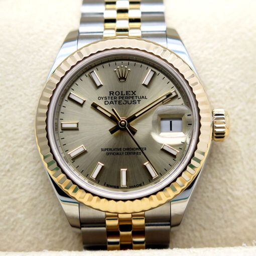 Rolex 279173 Datejust 18K/SS with Champagne Stick Dial on Jubilee - Image 3
