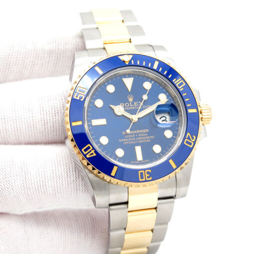 Rolex 116613LB Submariner 18K/SS Blue Dial
