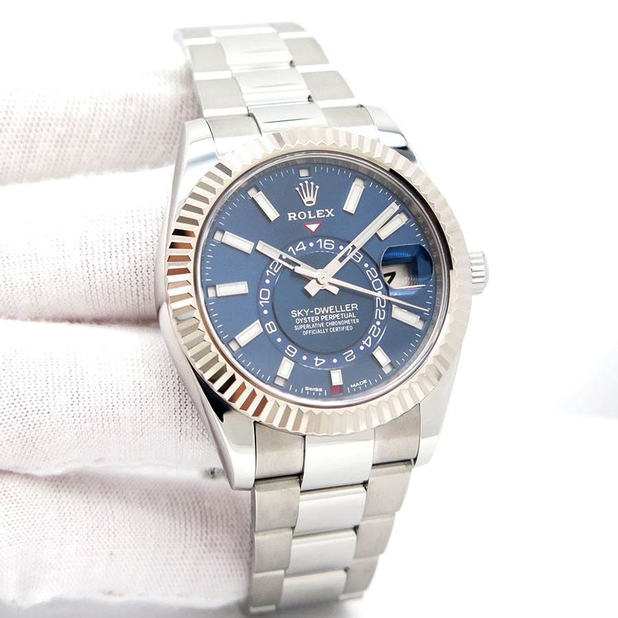 Rolex 326934 Skydweller with Blue Dial on Oyster