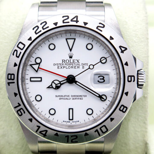 Rolex 16570 Explorer II with White Dial and 3186 Movement - Image 3
