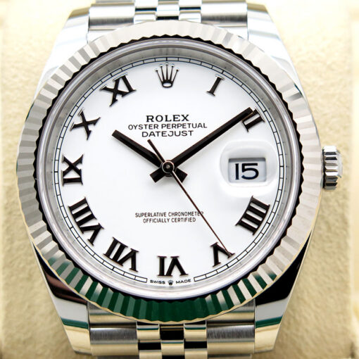 Rolex 126334 Datejust 41 with White Roman Dial on Jubilee - Image 4