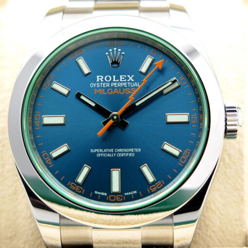 Rolex 116400GV Milgauss with Blue Dial - Image 3
