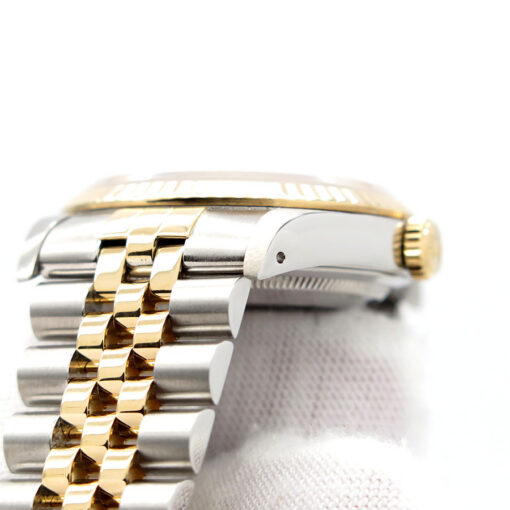 Rolex 16233 Datejust 18K/SS with Champagne Stick Dial on Jubilee - Image 7