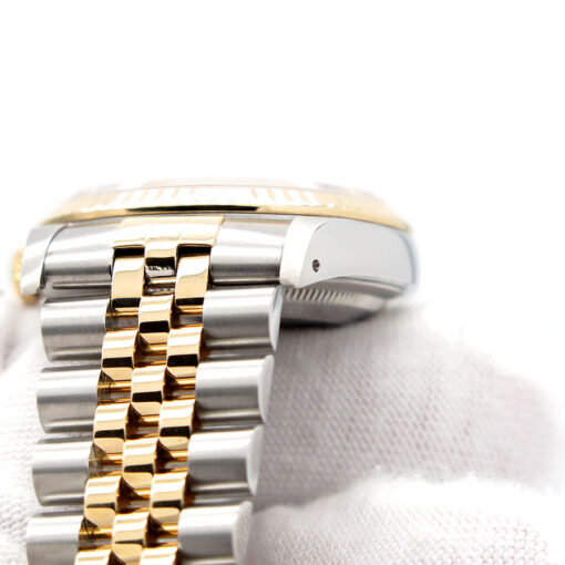 Rolex 16233 Datejust 18K/SS with Champagne Stick Dial on Jubilee - Image 12