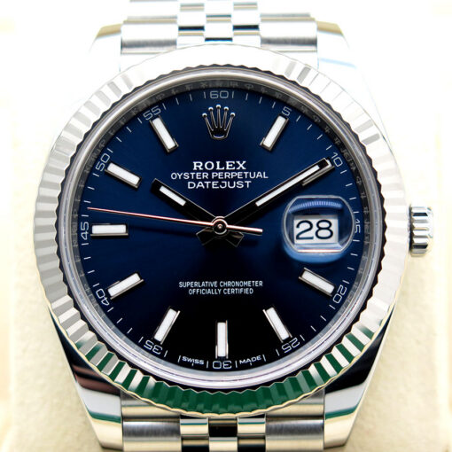 Rolex 126334 Datejust 41 with Blue Stick Dial on Jubilee - Image 3