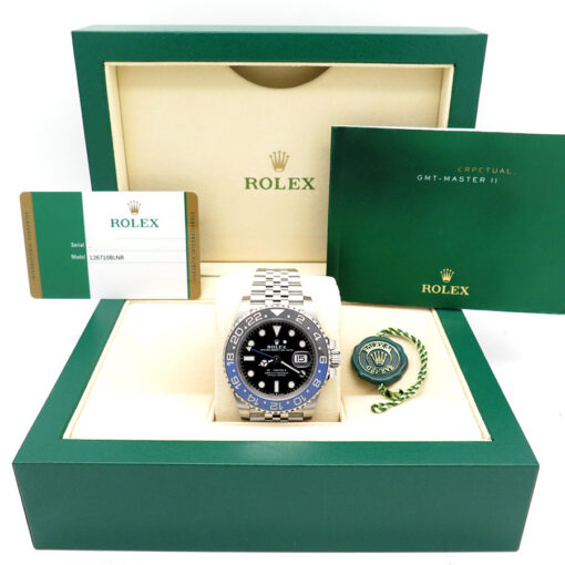Alternative view of Rolex 126710BLNR GMT Master II on Jubilee