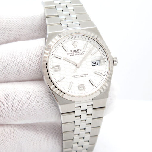 Rolex 127234 Land-Dweller 36 with White Dial