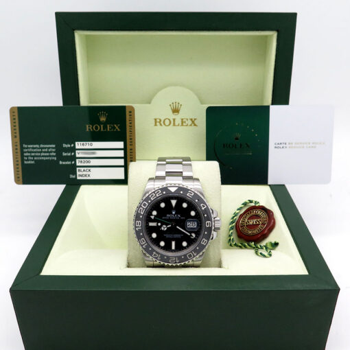 Alternative view of Rolex 116710LN GMT Master II