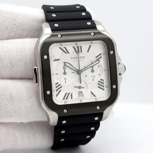 Cartier WSSA0017 Santos de Cartier Chronograph ADLC
