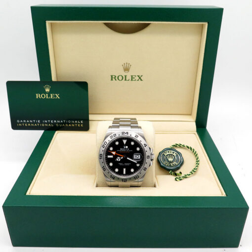 Alternative view of Rolex 226570 Explorer II with Black Dial