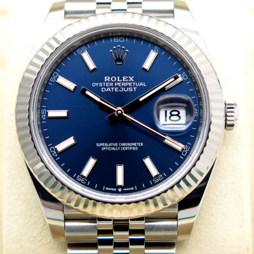 Rolex 126334 Datejust 41 with Blue Stick Dial on Jubilee - Image 3