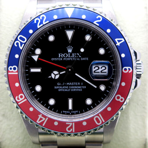Rolex 16710 GMT Master II with Red & Blue Bezel - Image 3