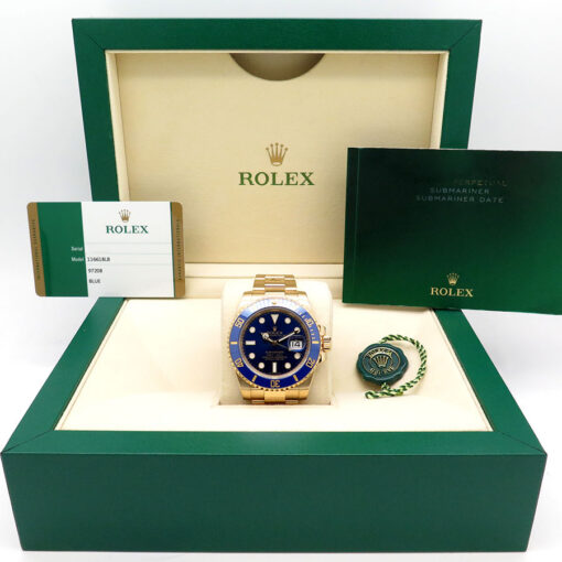 Alternative view of Rolex 116618LB Submariner 18K Yellow Gold