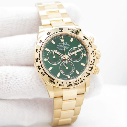 Rolex 116508 Cosmograph Daytona 18K Yellow Gold with Green Dial