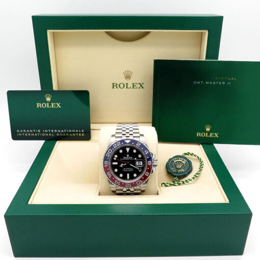 Alternative view of Rolex 126710BLRO GMT Master II on Jubilee