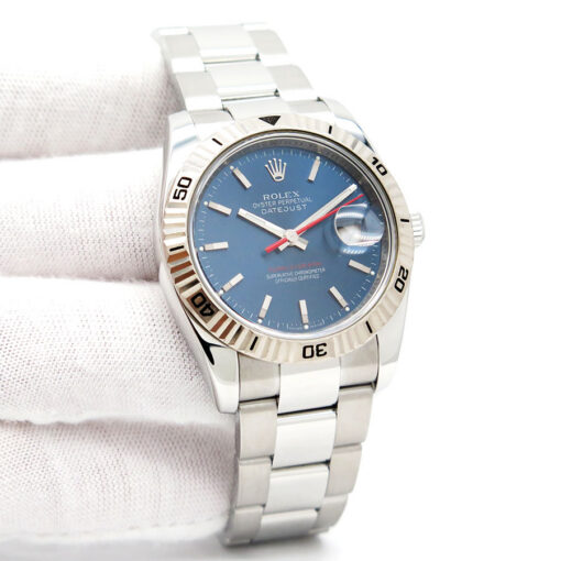 Rolex 116264 Datejust Turn-O-Graph with Blue Dial on Oyster