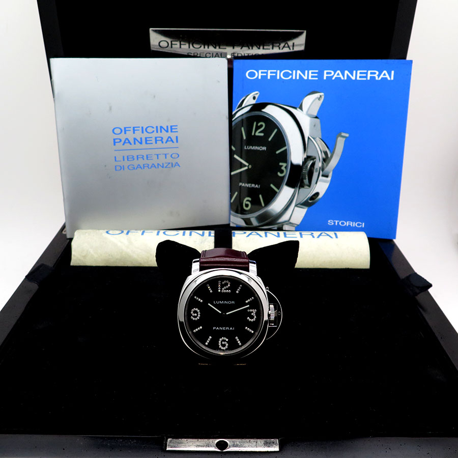 Panerai PAM 130 Luminor Base with Diamond Dial - Image 2
