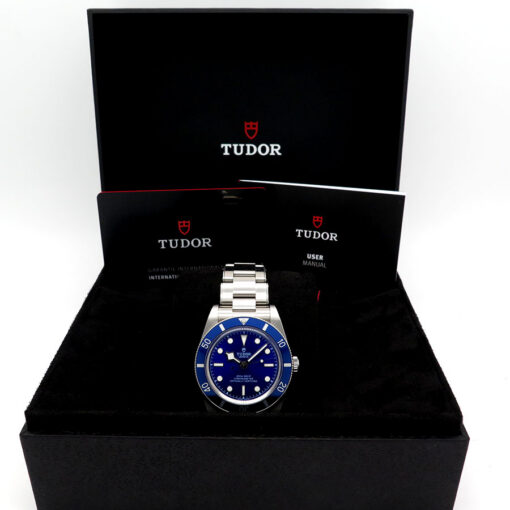 Alternative view of Tudor 79000B Black Bay 54 Blue Automatic on Bracelet